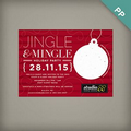 Jingle & Mingle Corporate Holiday Party Invitations